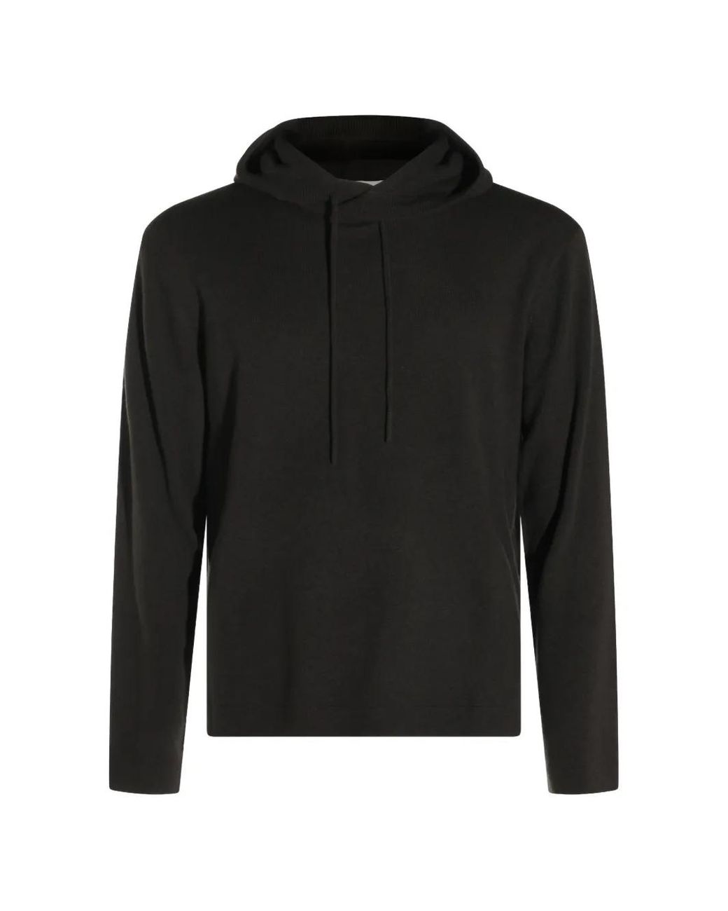 Lisa Yang Black Cashmere Drawstring Hoodie for men