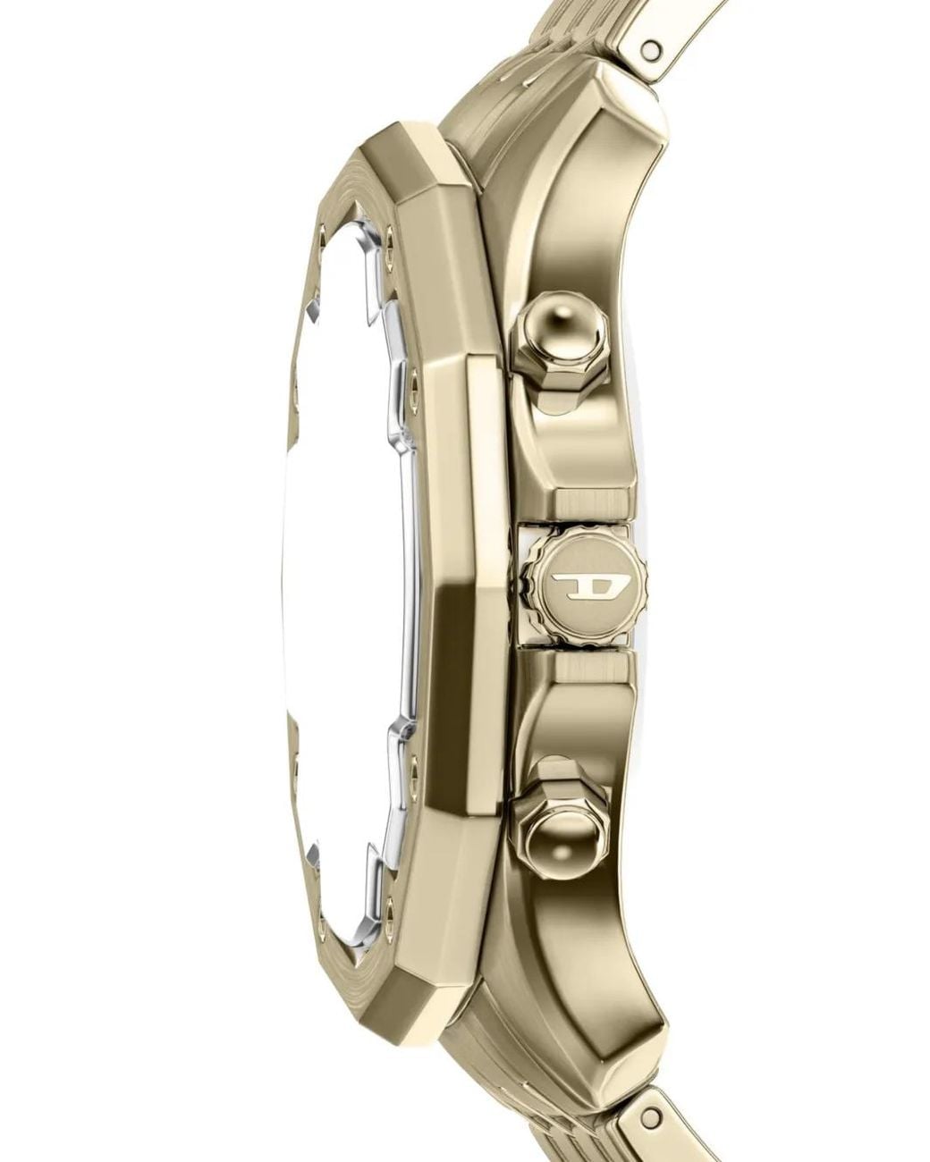 DIESEL Metallic Steel Chronograph 46Mm Watch for men