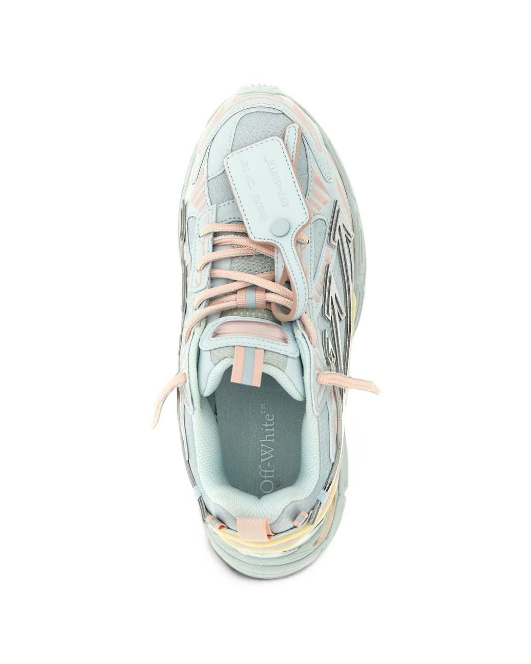 Off-White c/o Virgil Abloh White Be Righ Back Arrows-Patch Panelled Sneakers