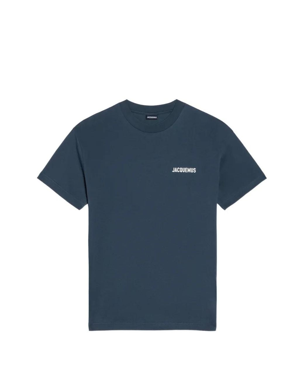 Jacquemus Blue Cotton T-Shirt