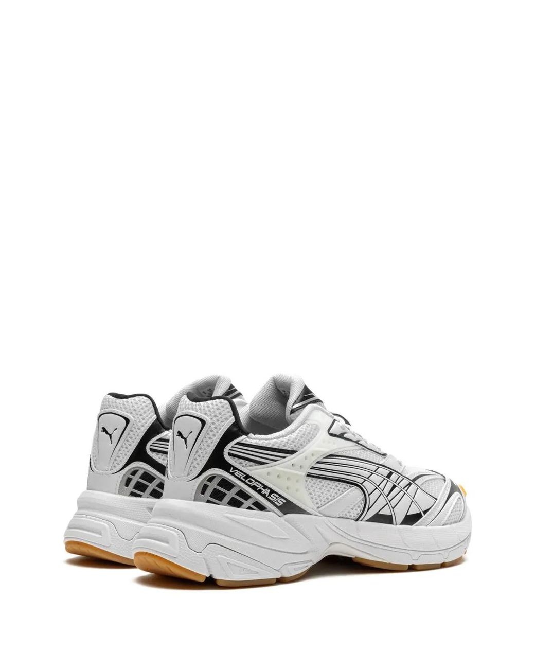 PUMA White Velophasis Lace-up Sneakers for men