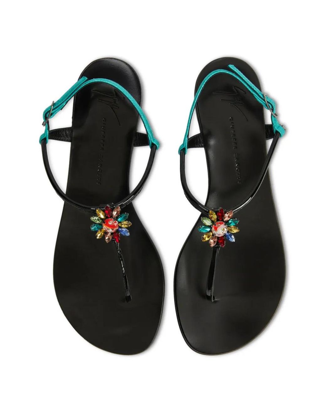 Giuseppe Zanotti Black Noussa Sandals