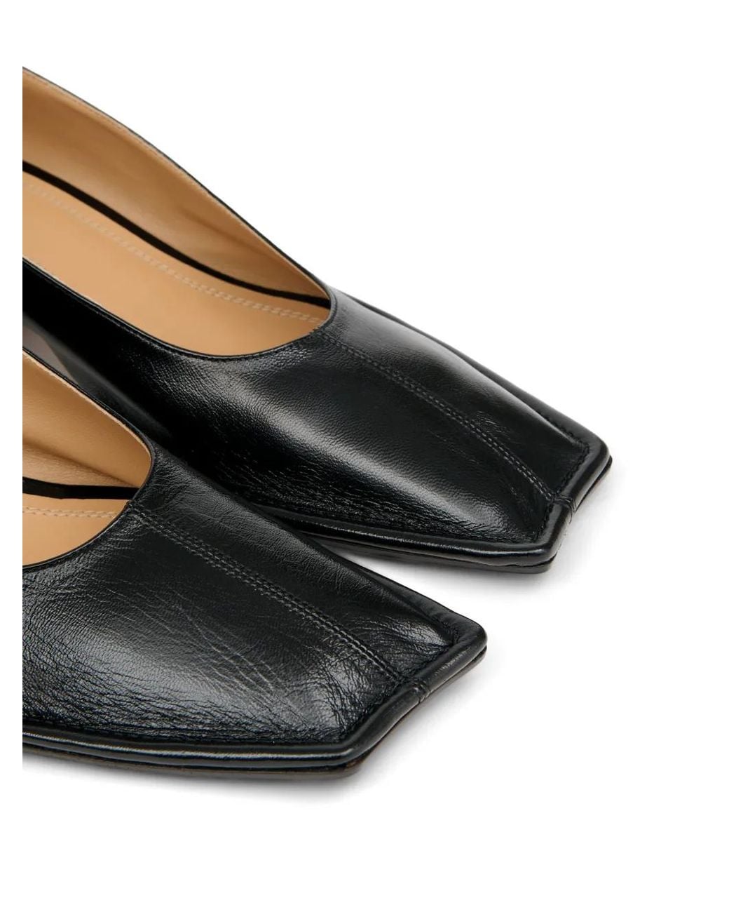 Maison Margiela Black Piped Pumps