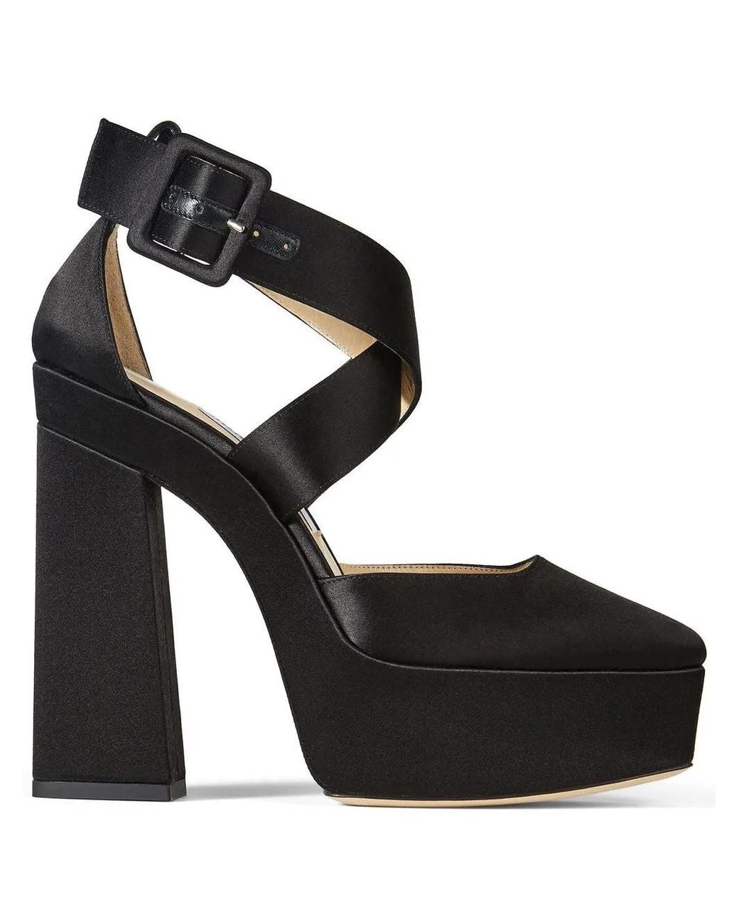 Jimmy Choo Black Gian 140Mm Platform Pumps