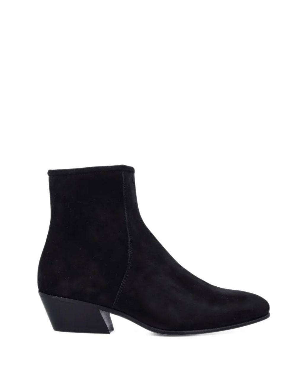 Pedro Garcia Black Halana Suede Ankle Boots