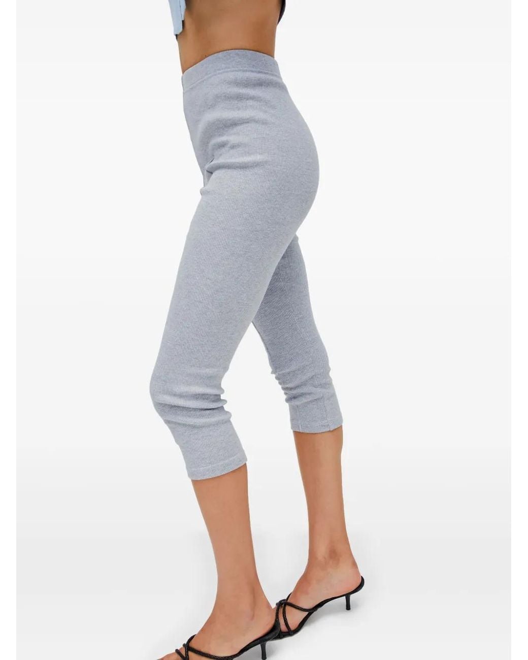 Sleeper Gray Cropped Leggings