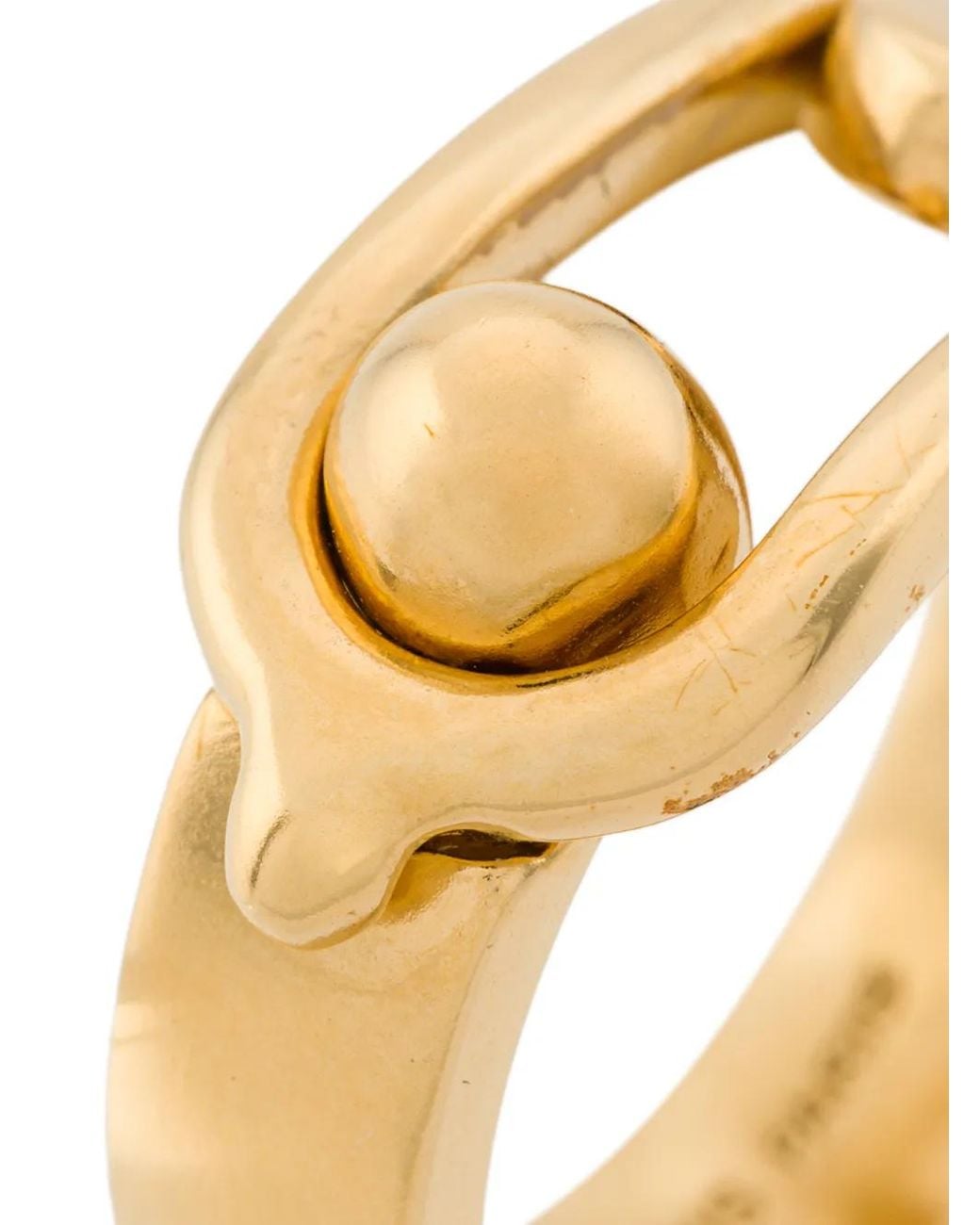 Goossens Metallic Boucle Polished Ring