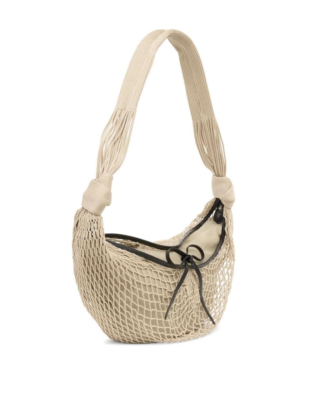Lemaire Metallic Croissant Filt Bag