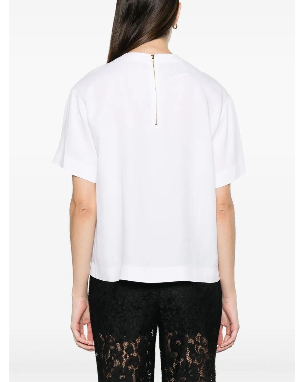 Moschino White T-Shirt With Print