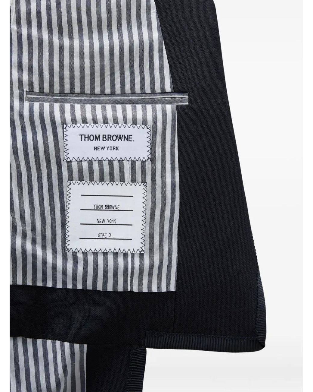 Thom Browne Black Wool Jacket for men