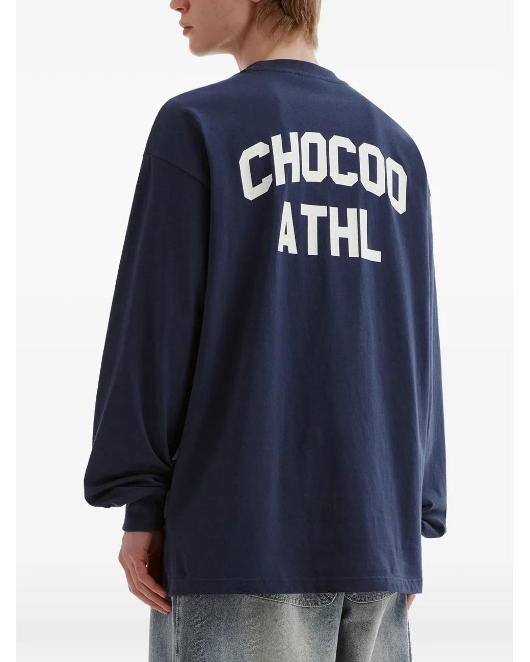Chocoolate Blue T-Shirt À Manches Longues for men