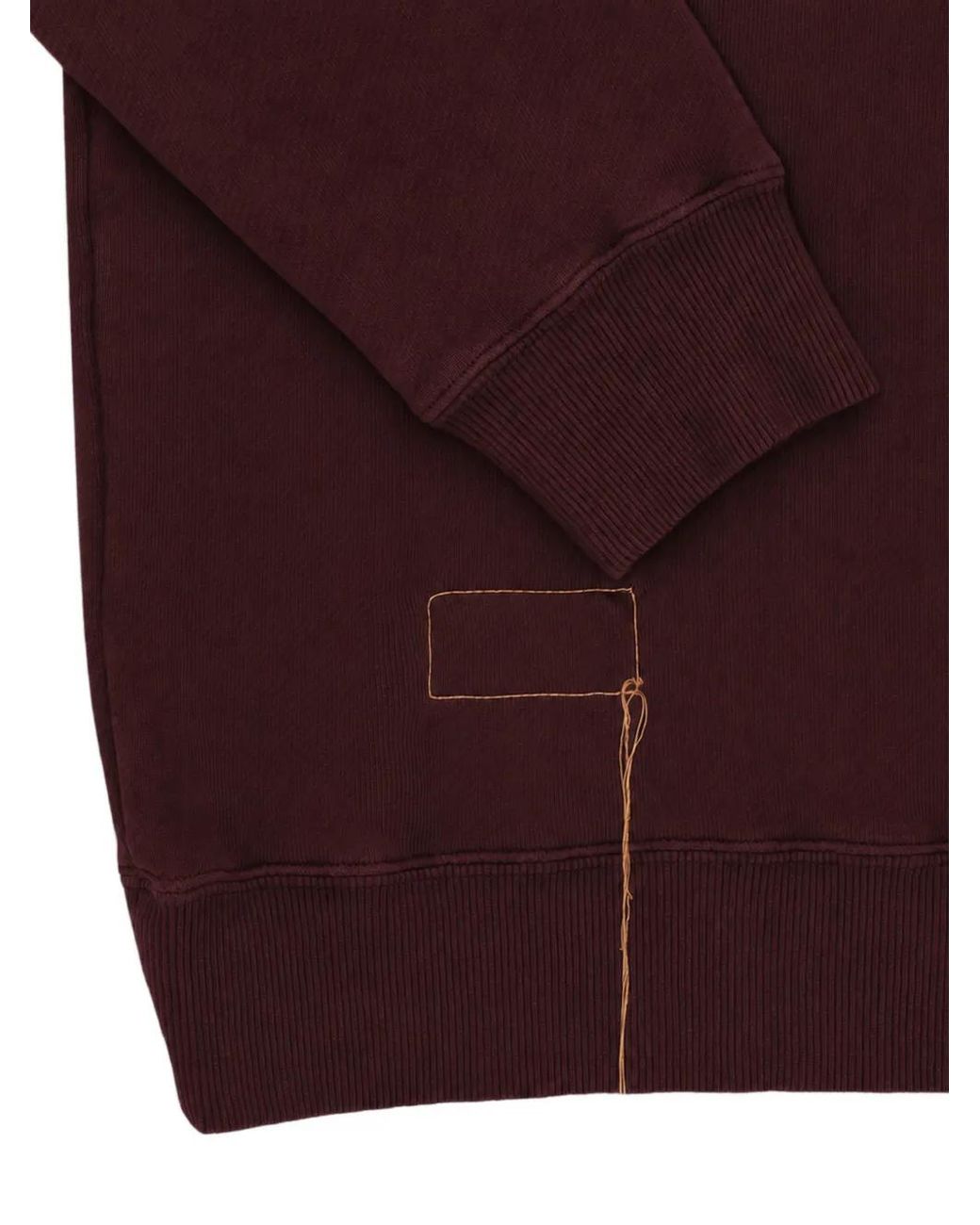 Fortela Red Harvard Raglan-Sleeve Sweatshirt for men