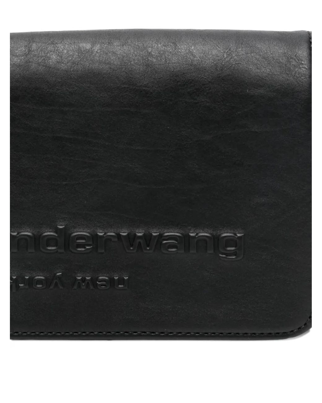 Alexander Wang White Punch Flap Crossbody