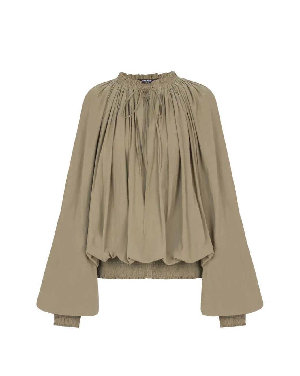 Balmain Natural Cotton Blouse
