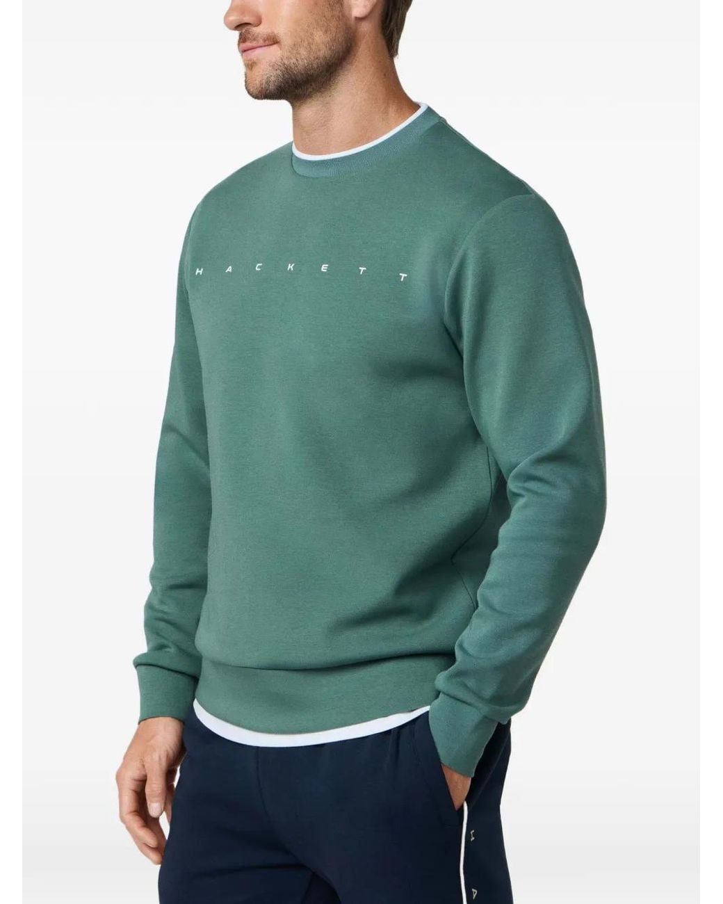 Pull À Logo Imprimé Hackett pour homme en coloris Green
