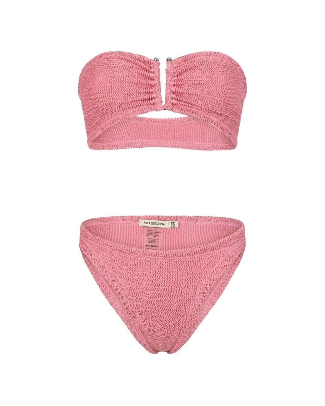 Paramidonna Pink Frida Crinkled Bikini