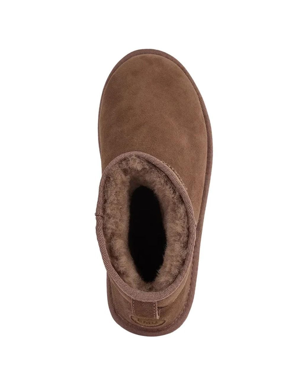 EMU Brown Shearling-Lined Ankle Boots