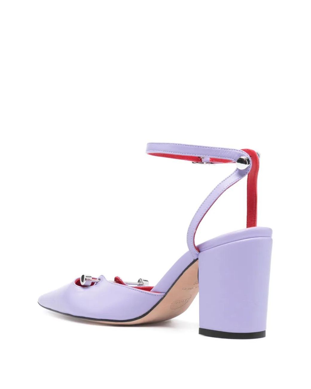 HARDOT Pink 80Mm Leather Pumps
