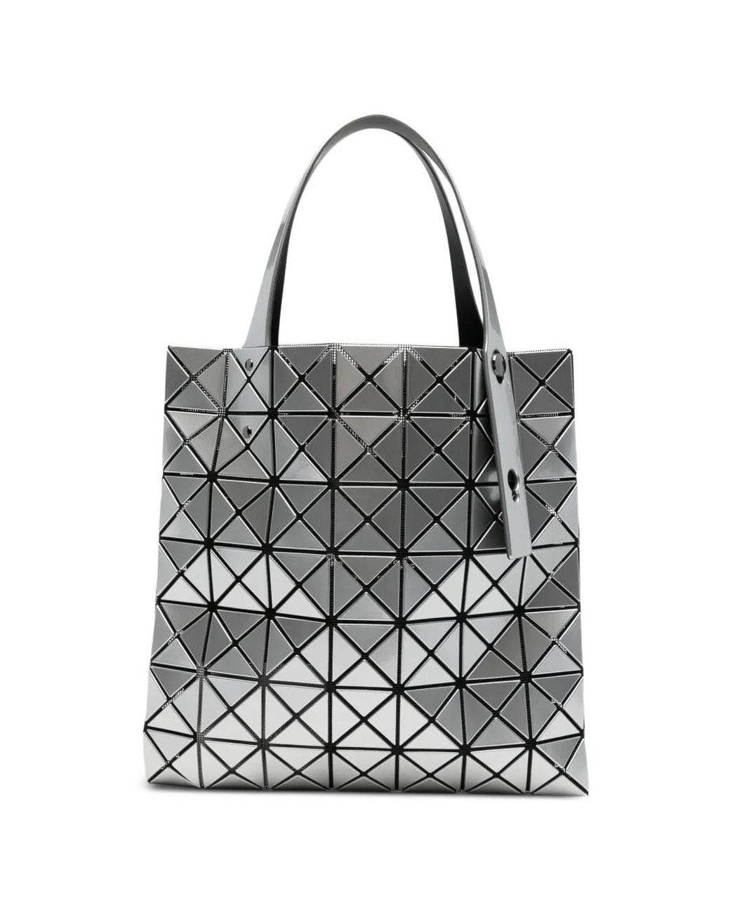 Issey Miyake White Prism Small Tote Bag