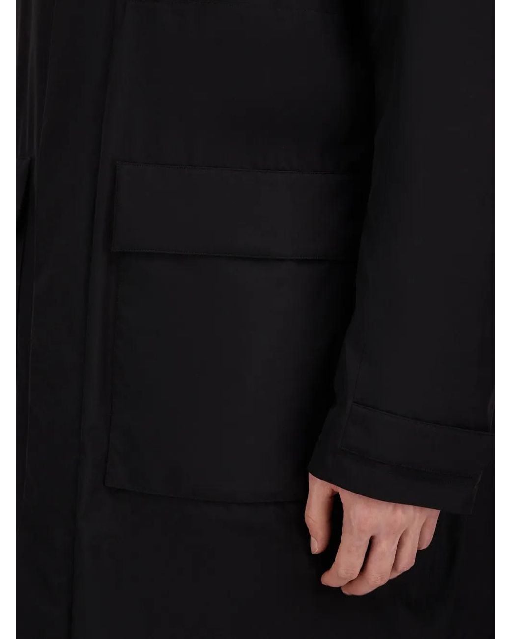 Herno Blue Hooded Padded Parka for men