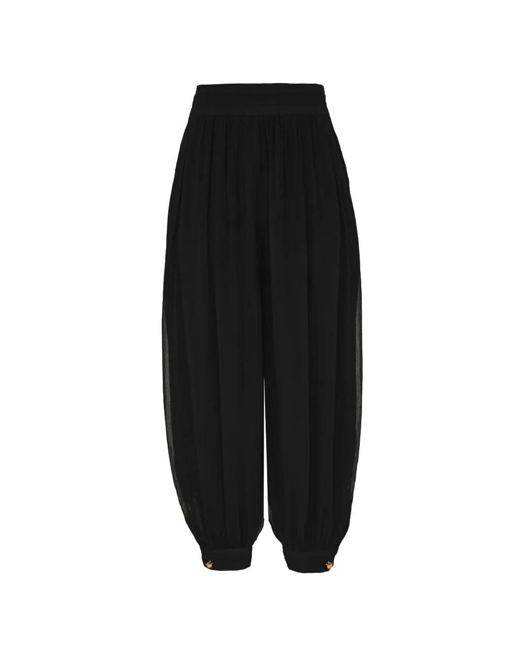 Zimmermann Black Luna Billow Trousers