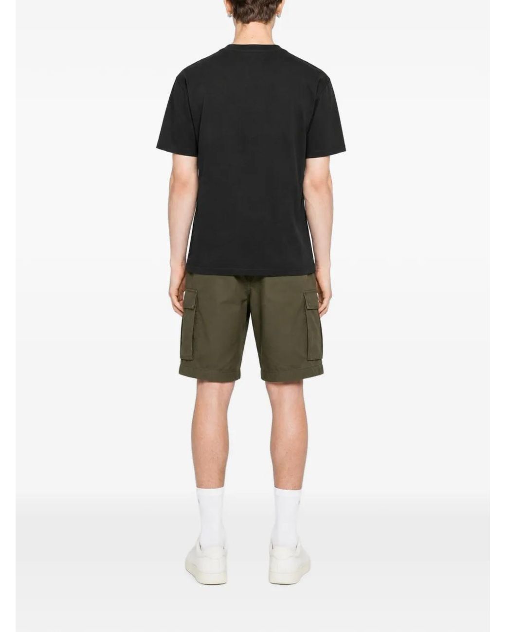 Melt Black Crown-Print T-Shirt for men