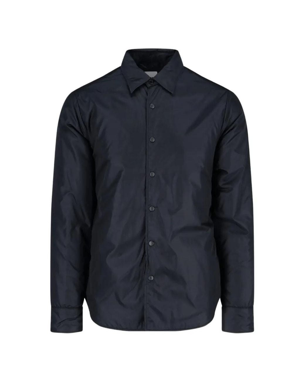 Aspesi Blue Re-Shirt Padded Jacket for men