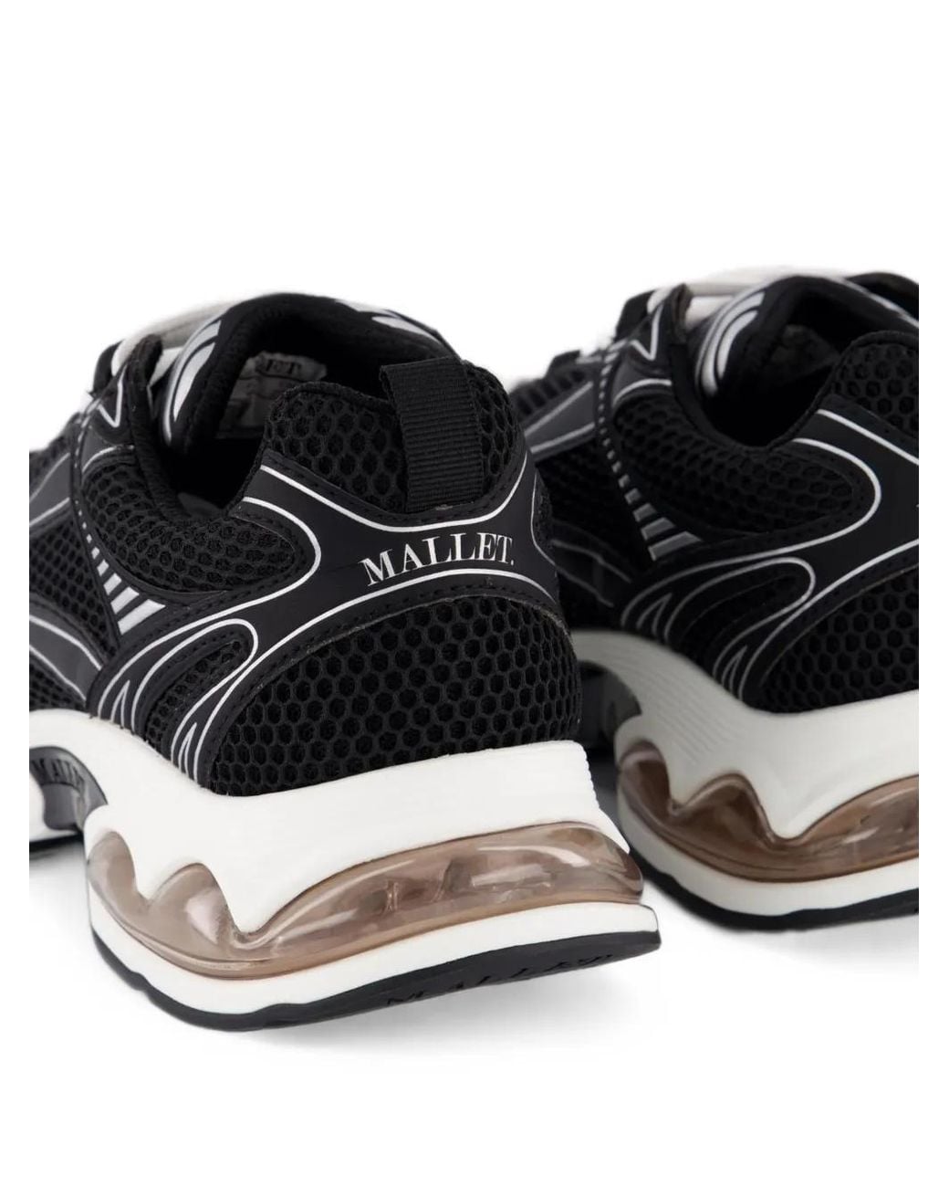 Mallet White Jupiter Panelled Sneakers for men