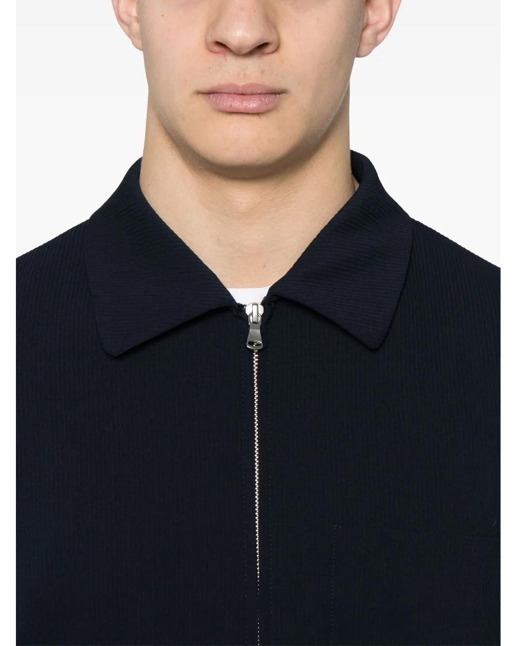 Chaqueta Zaleto Folco Barena de hombre de color Blue