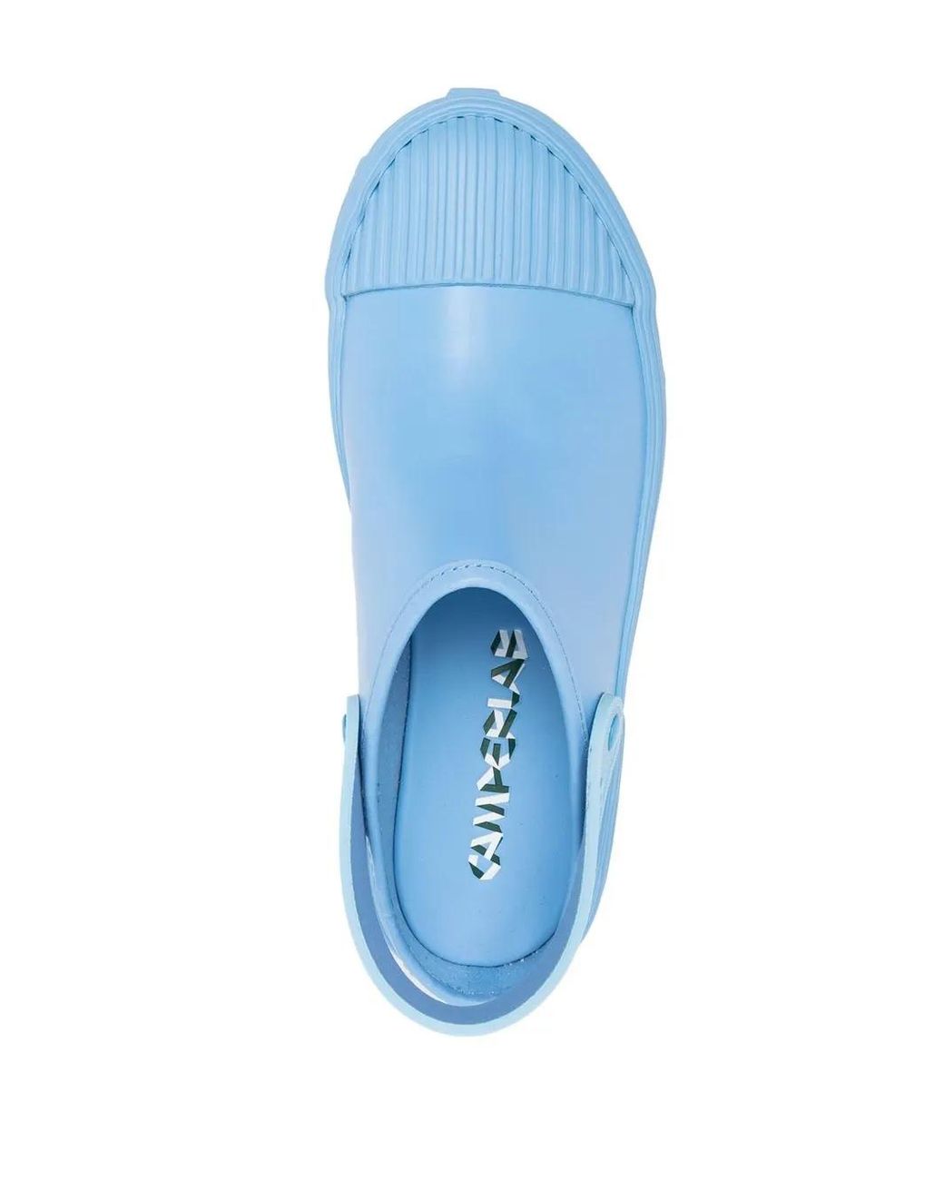 CAMPERLAB Blue Logo-Strap Chunky Mules