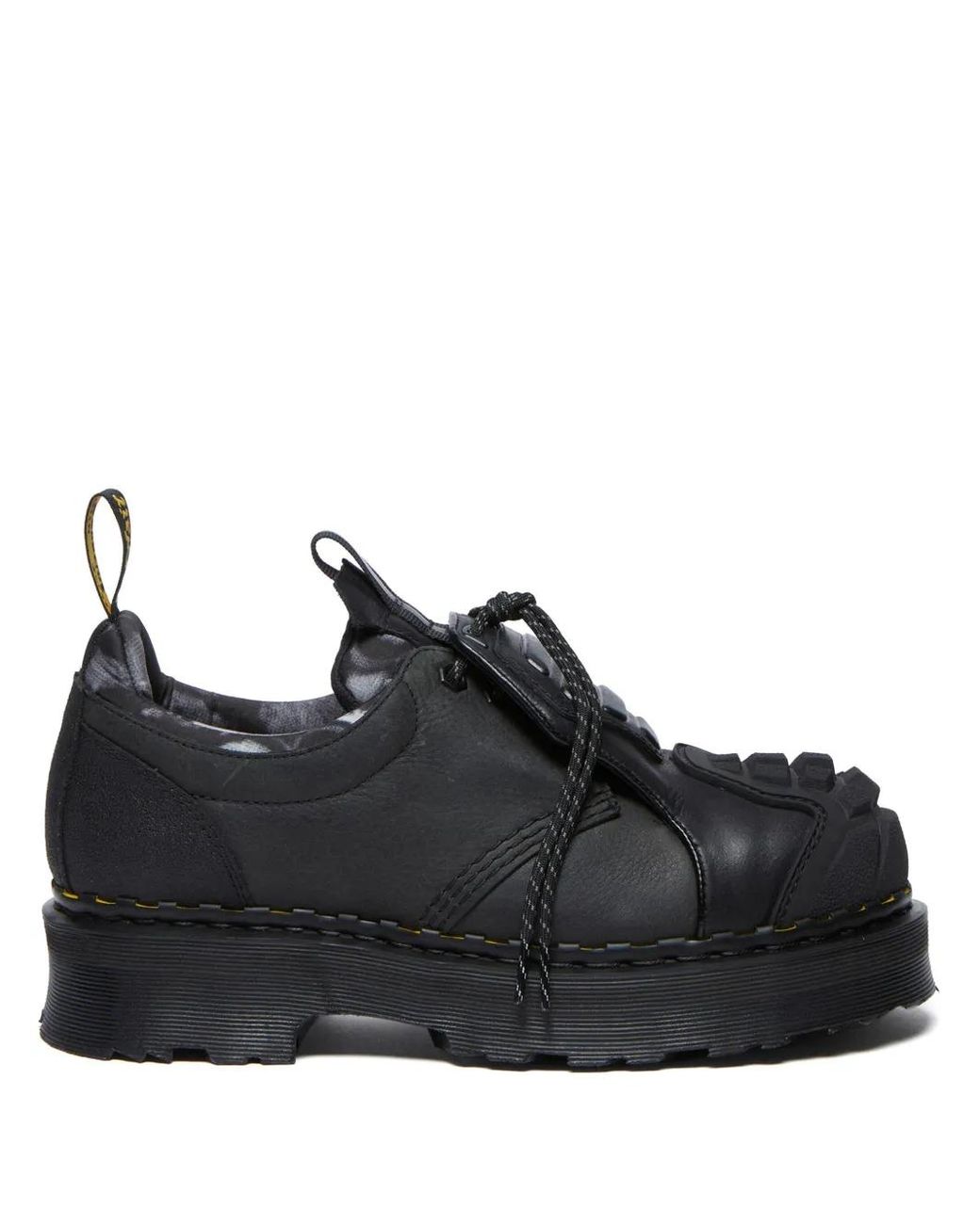 Dr. Martens Black Leather Derby Shoes for men