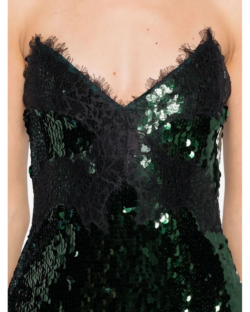green emerald velvet dress Astrid Sequin Dress
