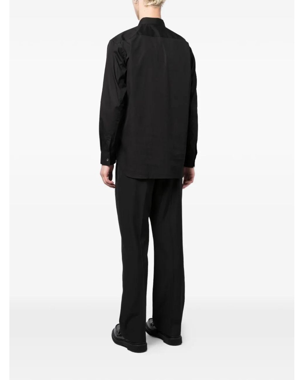 Comme des Garçons Black Chemise Asymétrique À Manches Longues for men