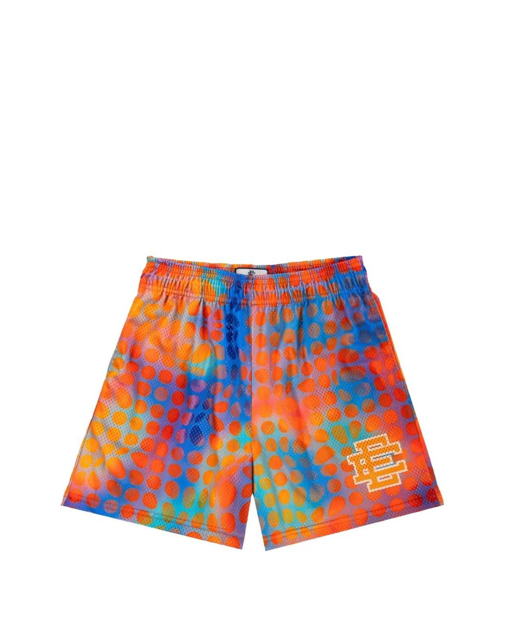 Eric Emanuel White Printed Basic Shorts for men