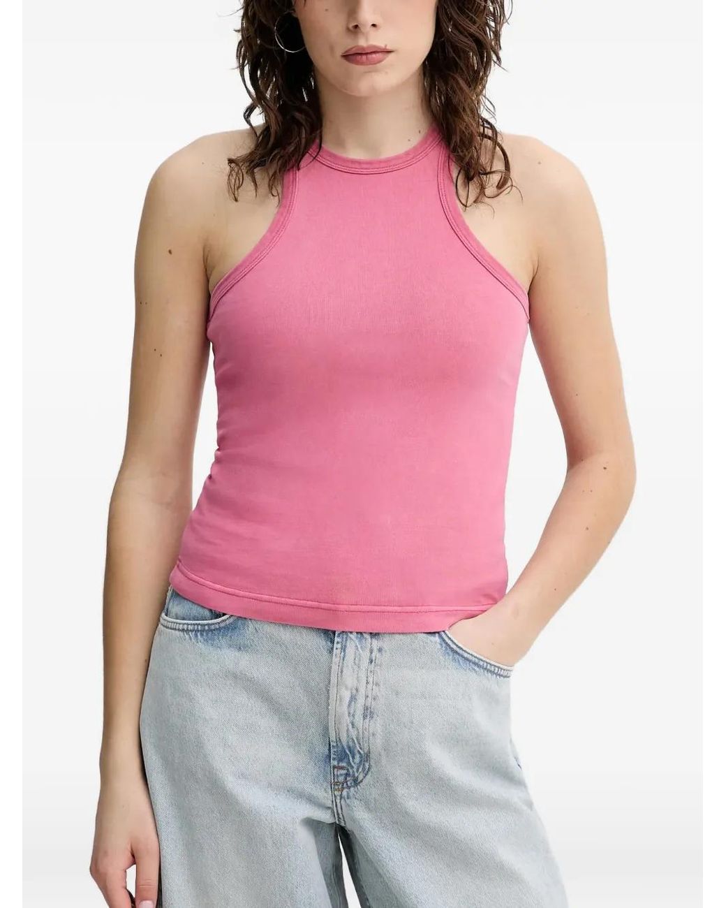 Samsøe & Samsøe Red Racerback Tank Top