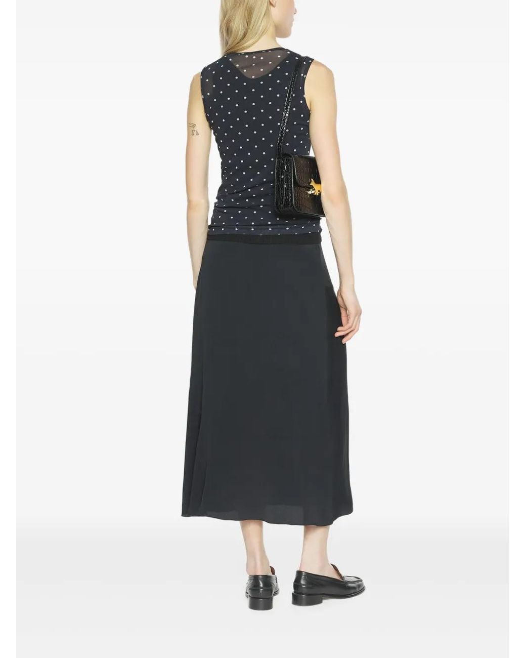 Maison Kitsuné Blue Polka-Dot Top