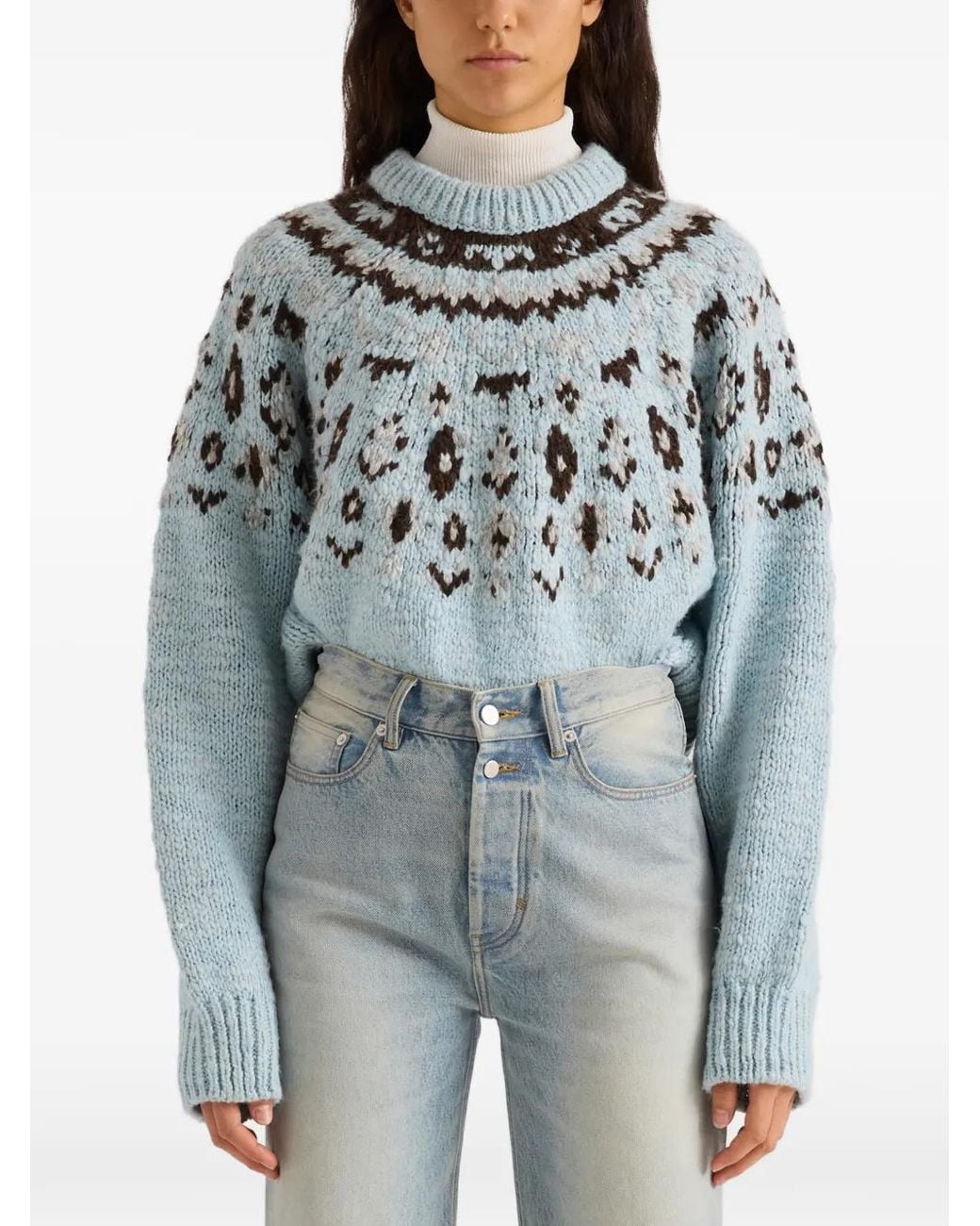Proenza Schouler Blue Lizzy Sweater