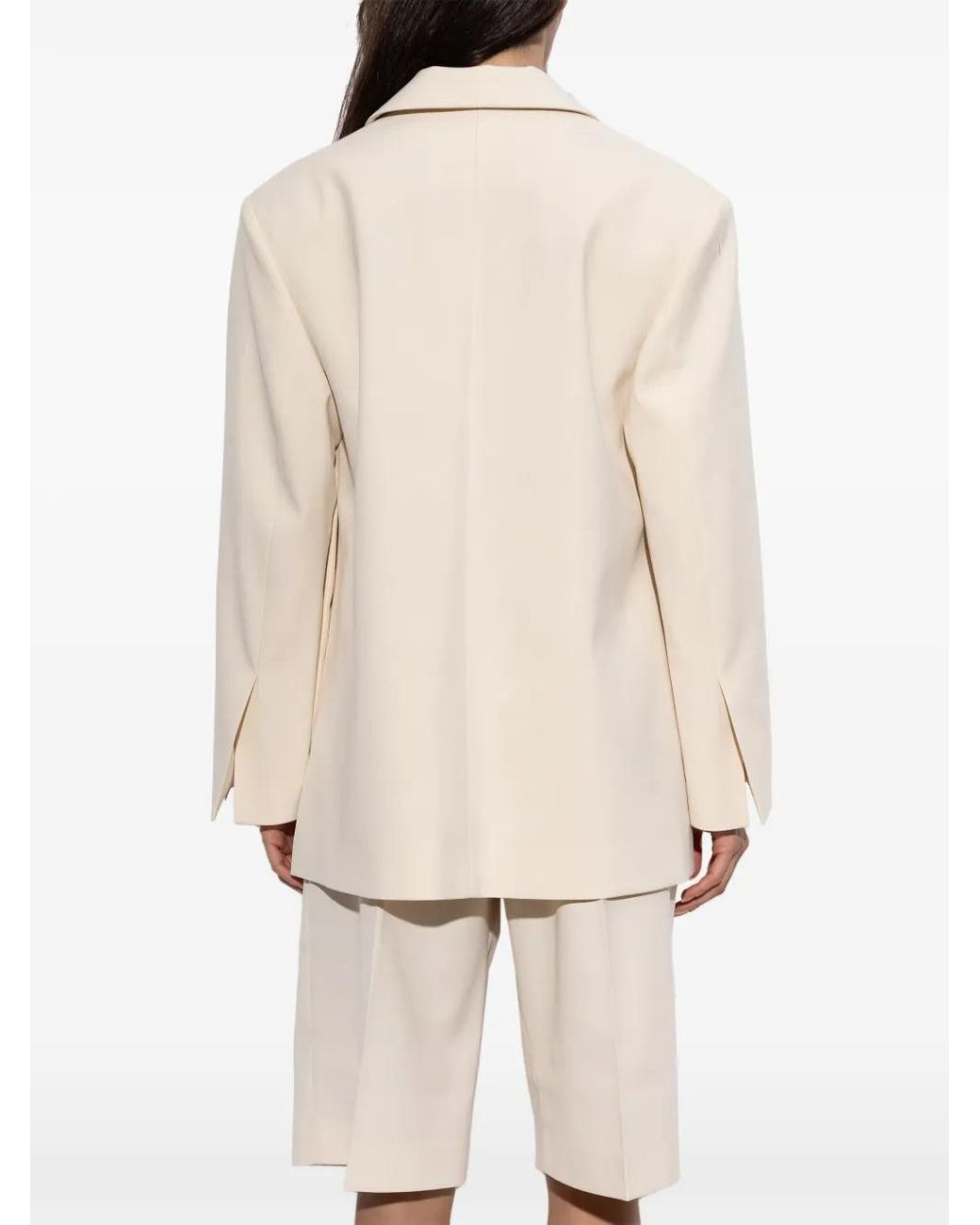 By Malene Birger Natural Einreihiger Adele Blazer