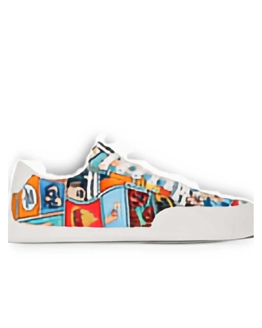 Be Lenka White Baskets Rebound À Imprimé Graphique