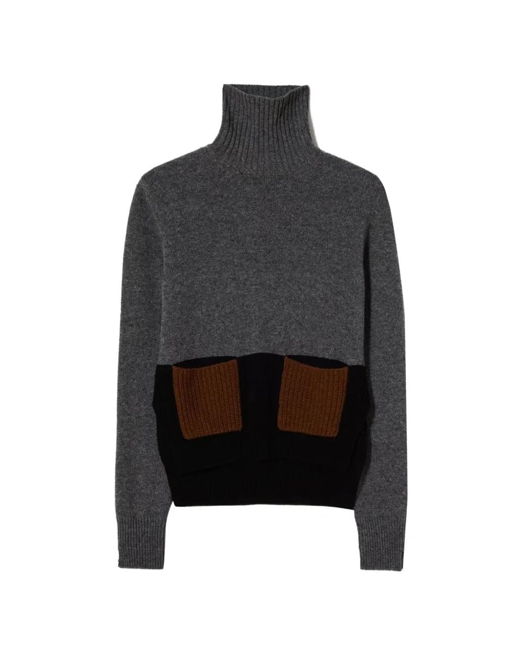 Plan C Coltrui Met Colourblocking in het Black