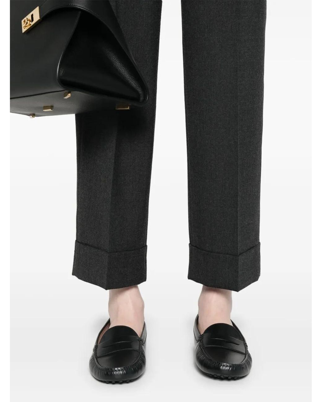 Peserico Black Tapered Trousers