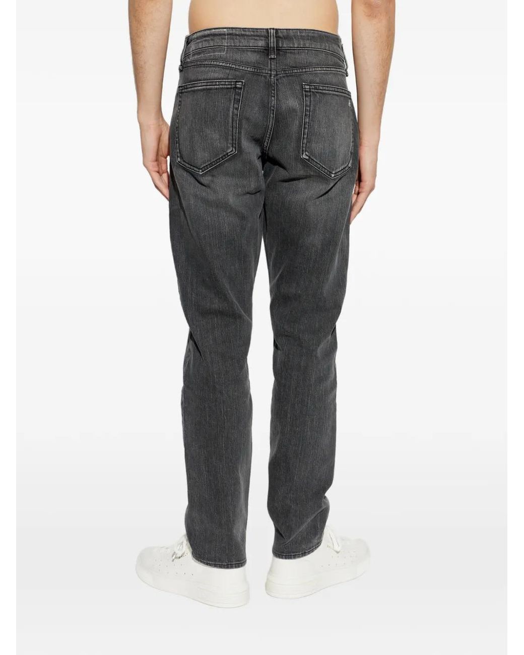 Rag & Bone Athletic Straight Jeans in het Gray voor heren