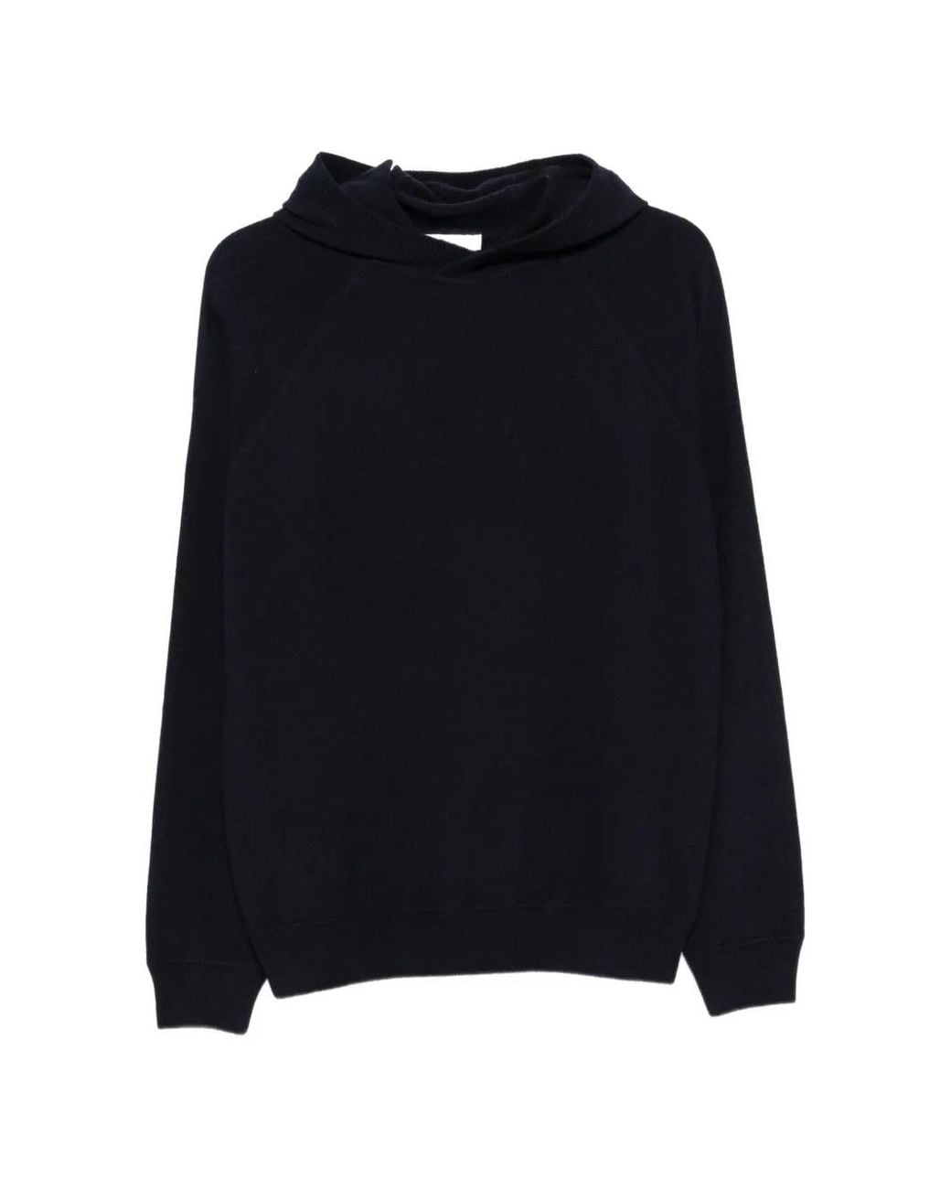 Malo Blue Raglan-Sleeve Hoodie for men