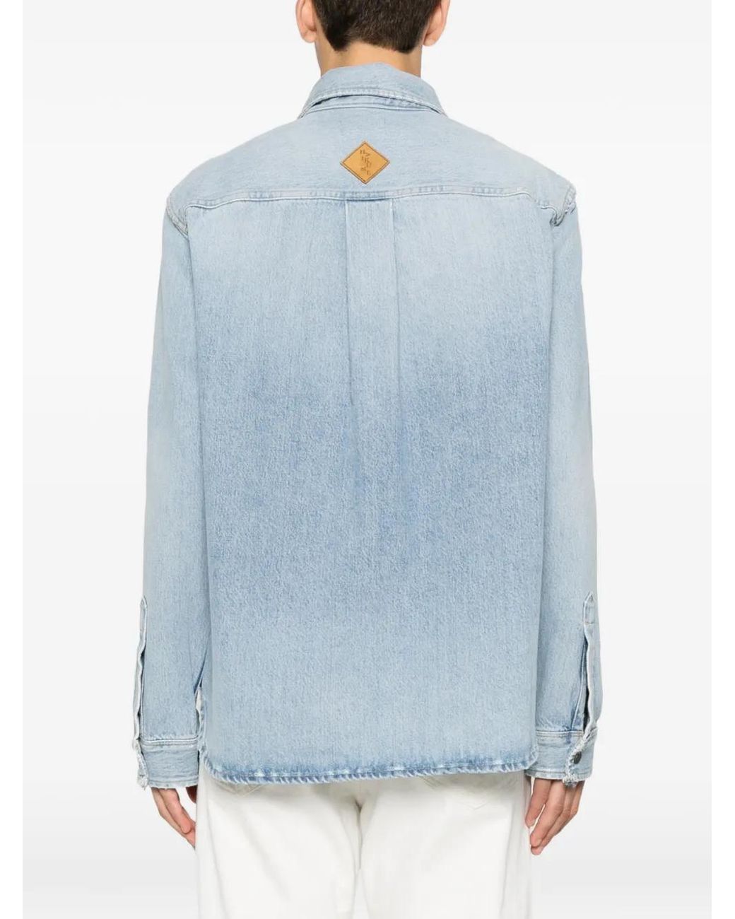 Haikure Blue Matt Pasadena Denim Shirt for men
