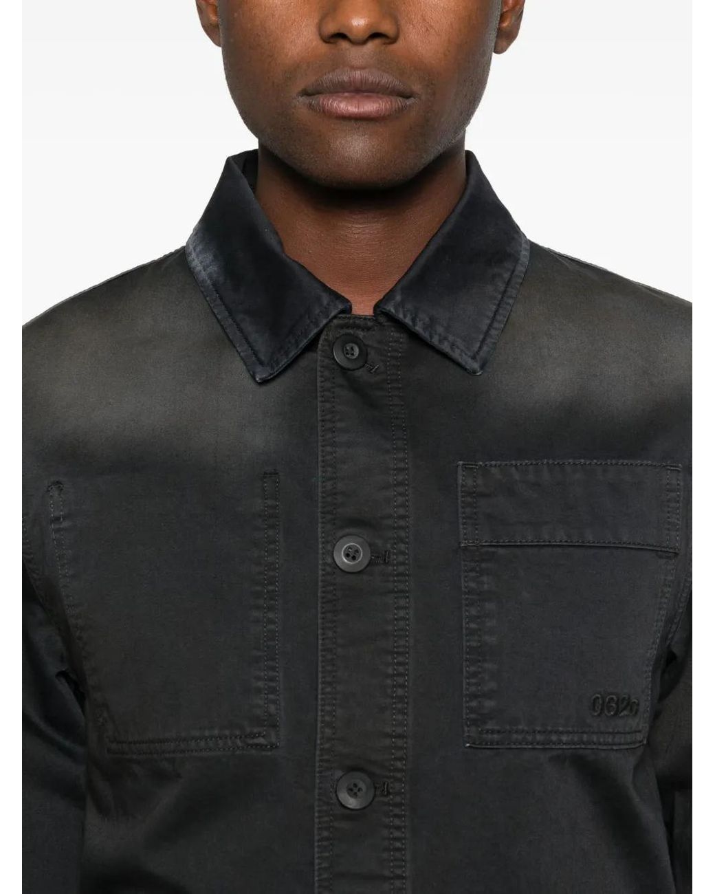 032c Black Buttoned Pocket Jacket