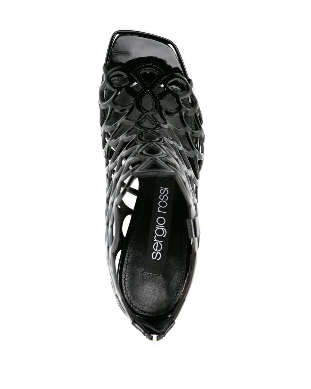 Sergio Rossi Black High Heel Sandals