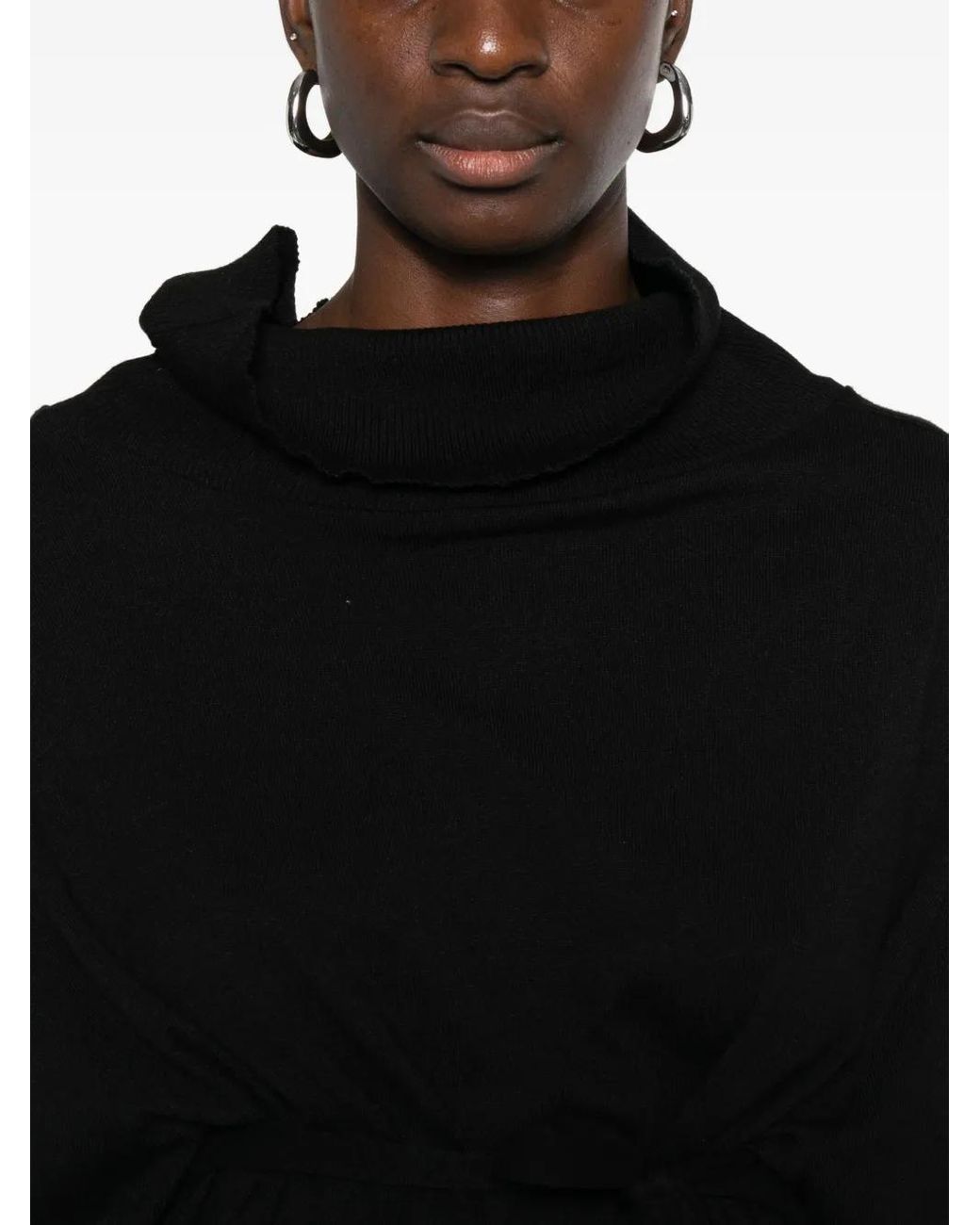 OTTOLINGER Black Upside Down Sweater