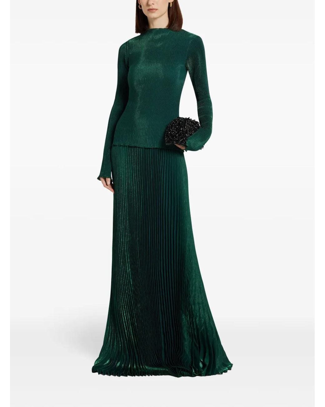 L'idée Green Soiree Blouse