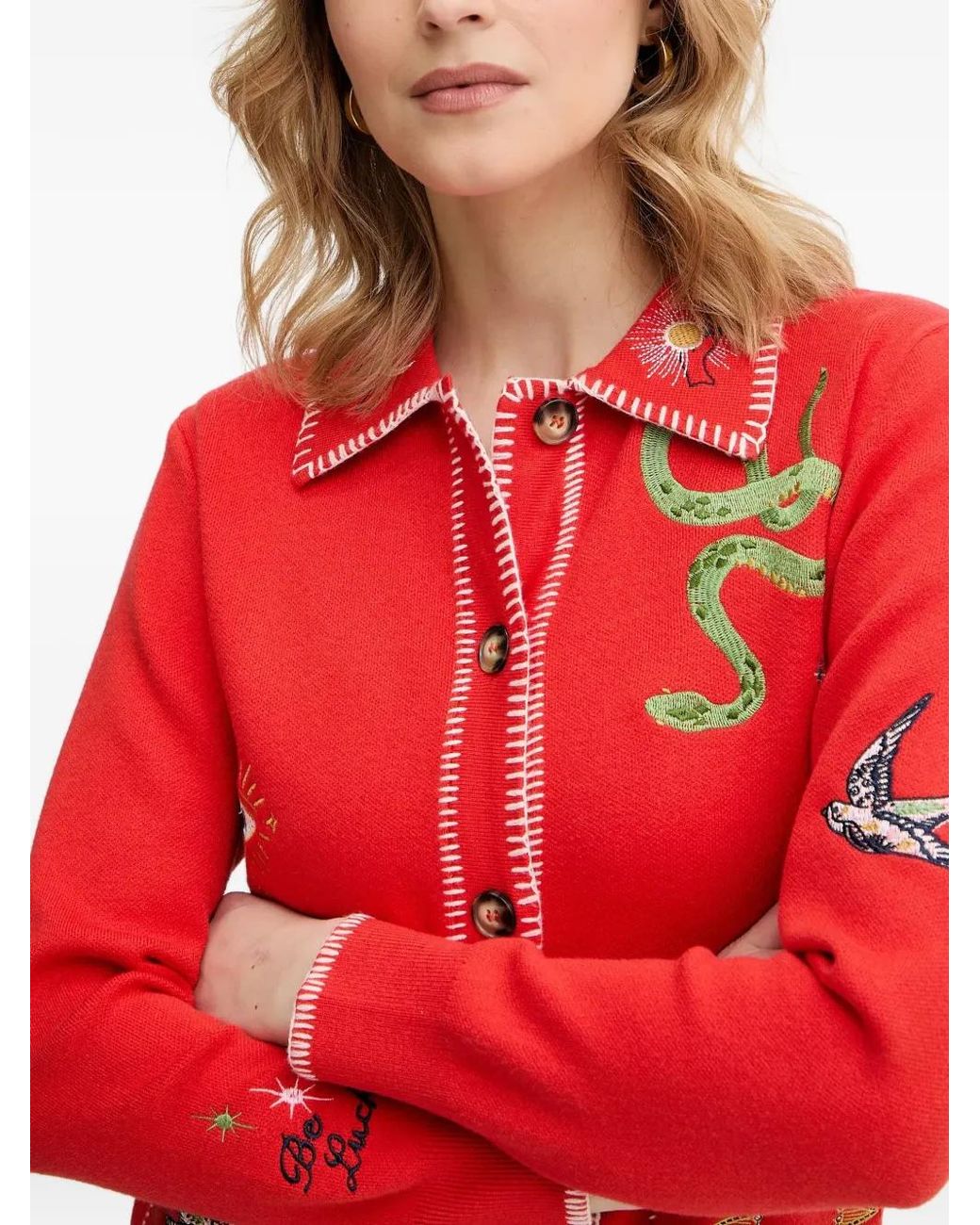 Never Fully Dressed Mystical Embroidered Cardigan