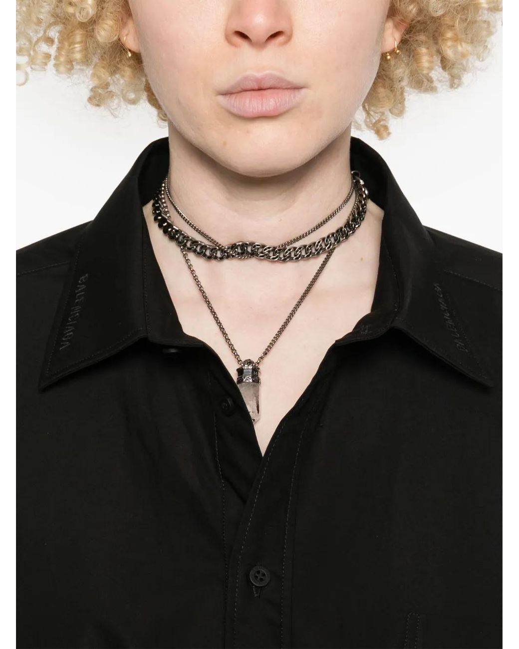 Balenciaga Black Cotton Shirt
